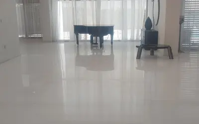 Marble crystallization chemical process for Dubai floors