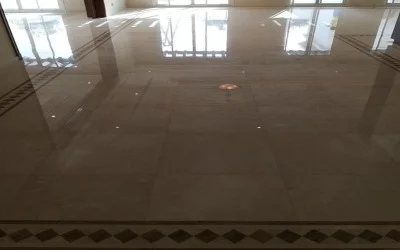 Removing acid etch marks from Italian marble in Dubai kitchens