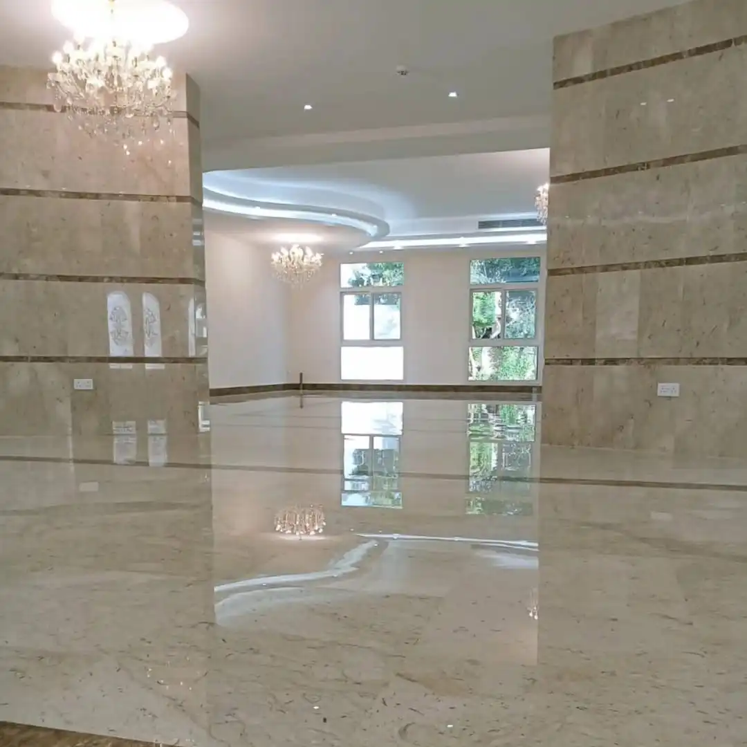 Invisible marble chip repair and floor leveling in Dubai Hills