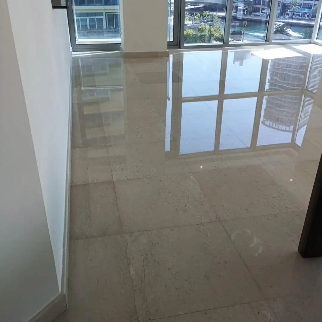 Professional marble stain removal and hard water descaling in Palm Jumeirah